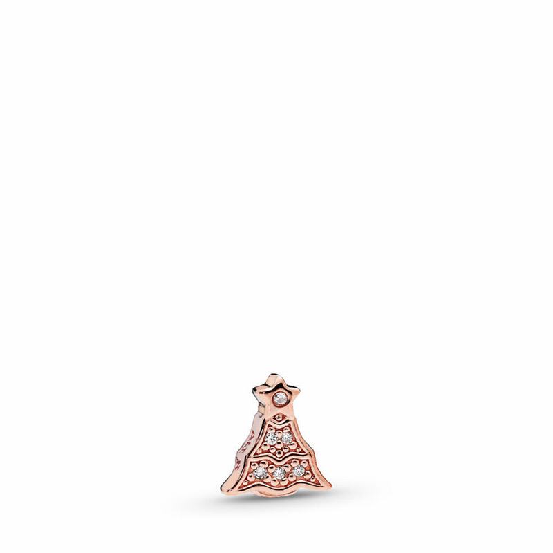 Pandora Rose™ Twinkling Christmas Tree Petite Locket Charm NZ (516478-NLB)